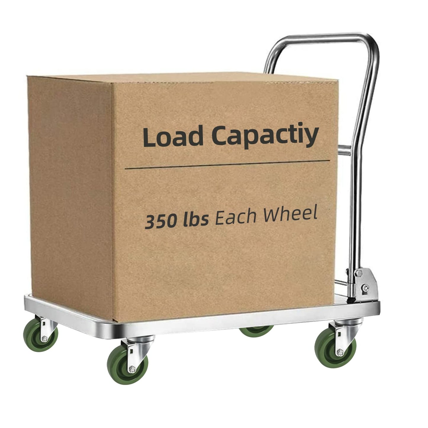 4"X1.5" Heavy Duty Casters-High Temperature Oven Rack Casters, Industrial casters Total Load Capacity 2800LB