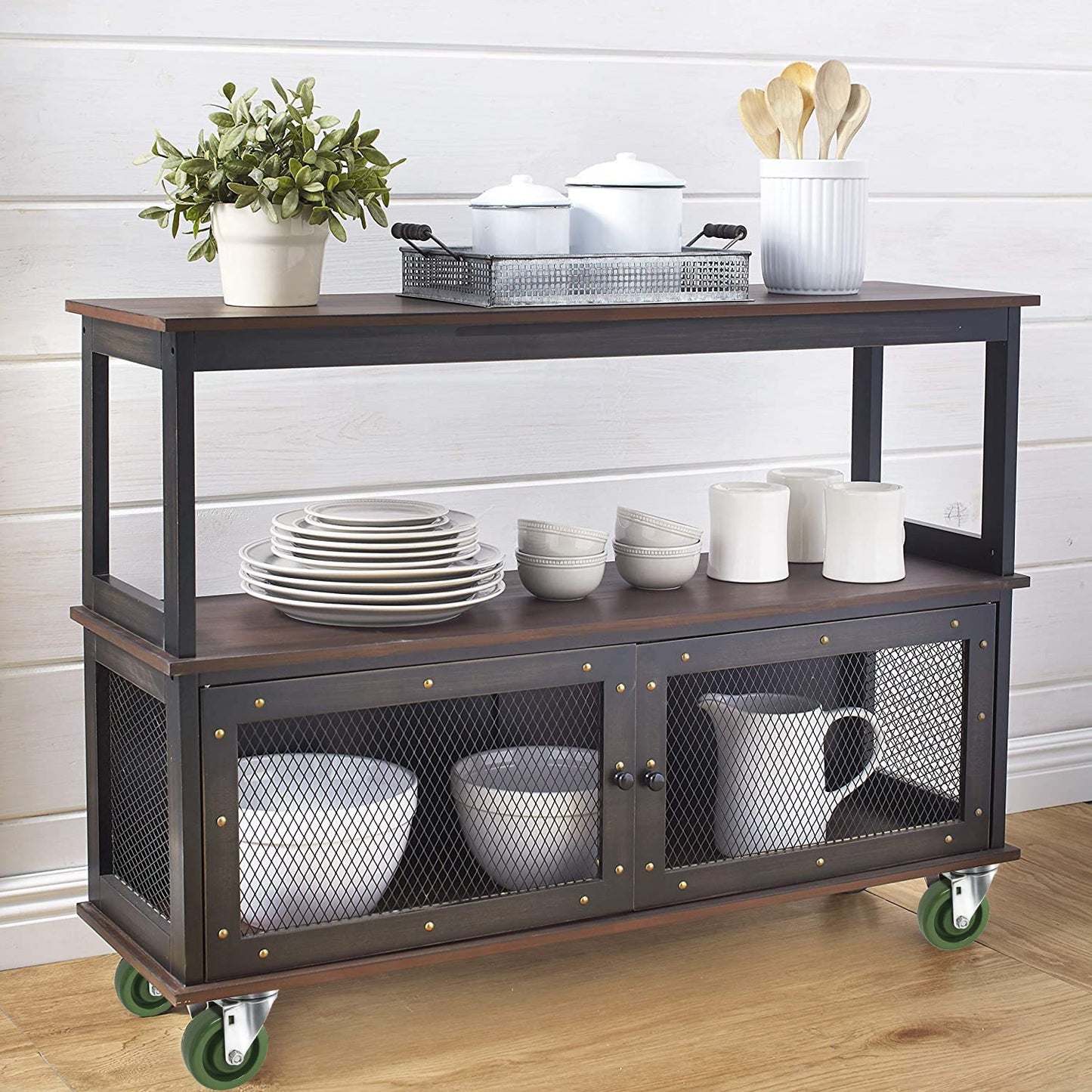 4"X1.5" Heavy Duty Casters-High Temperature Oven Rack Casters, Industrial casters Total Load Capacity 2800LB