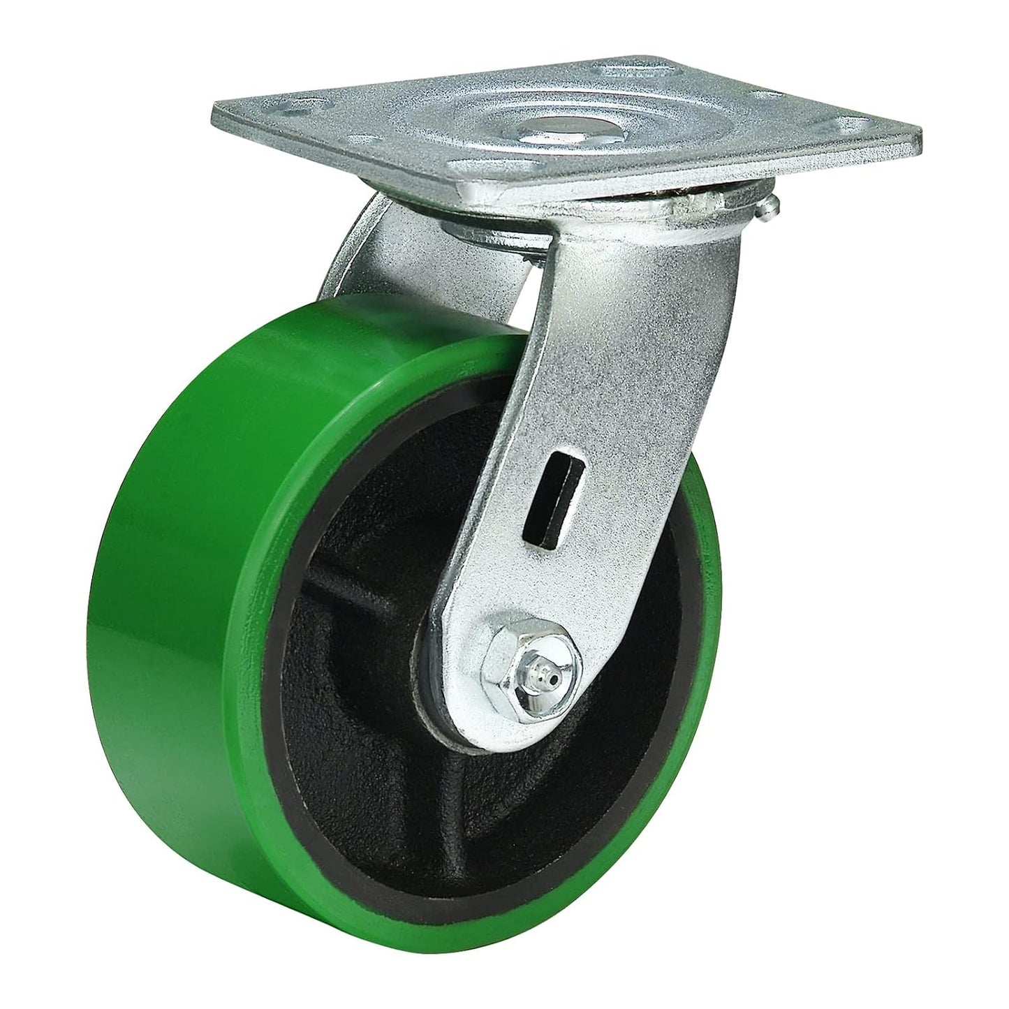 Polyurethane Wheel Swivel Casters,Rigid, Break, Industrial Load Capacity 4800lbs