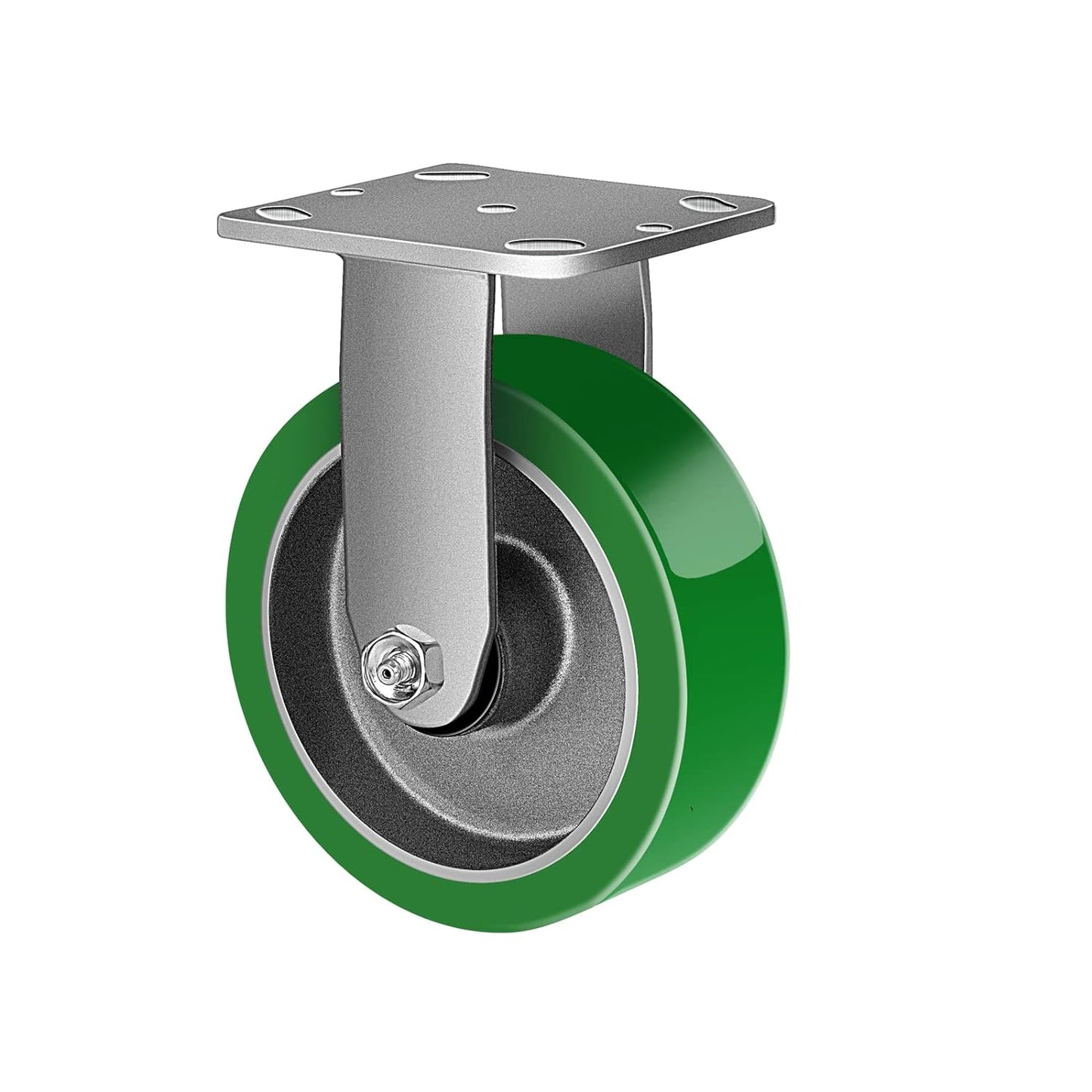 Industrial Casters- Heavy Duty Casters,Polyurethane on Aluminum Casters - Loading Capacity up to 1000LB.Use for Platform Truck,Workbench,Lift Tables