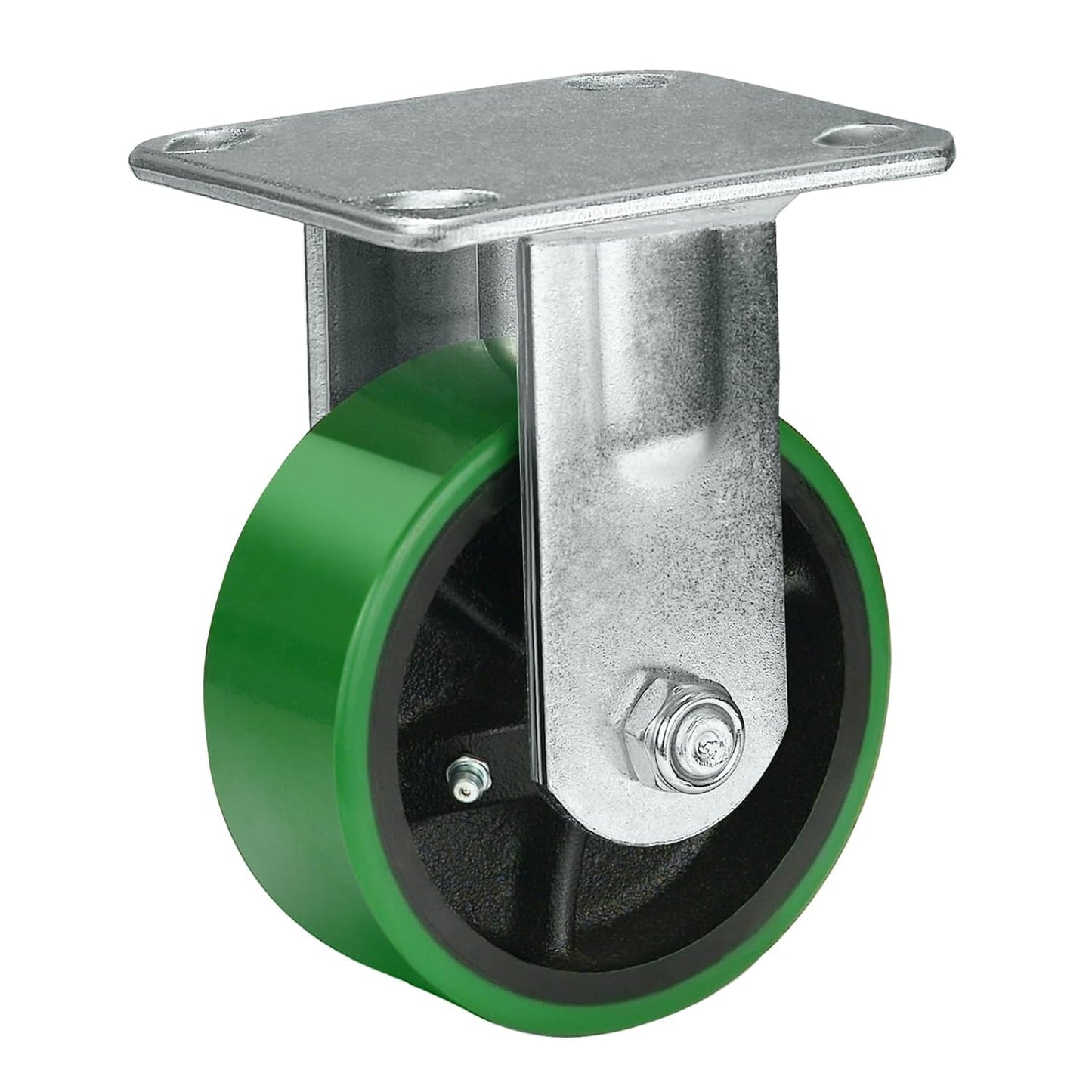 Polyurethane Wheel Swivel Casters,Rigid, Break, Industrial Load Capacity 4800lbs