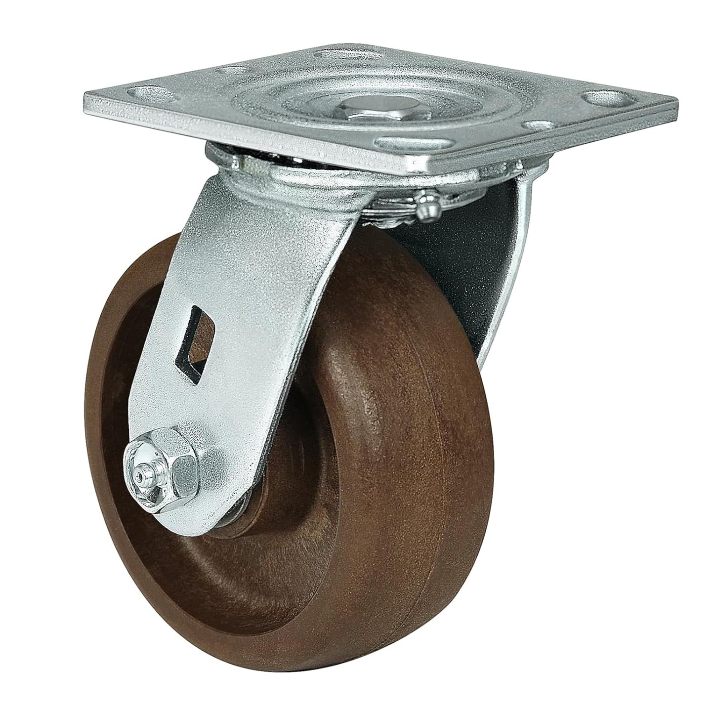 Heavy Duty Casters- Hi Temperature Wheels, Industrial Casters with Strong Capacity 1000 LB, Temperature Range:-40F to 525F. Use for Equipment Such as Ovens,Kilns,and Dryers