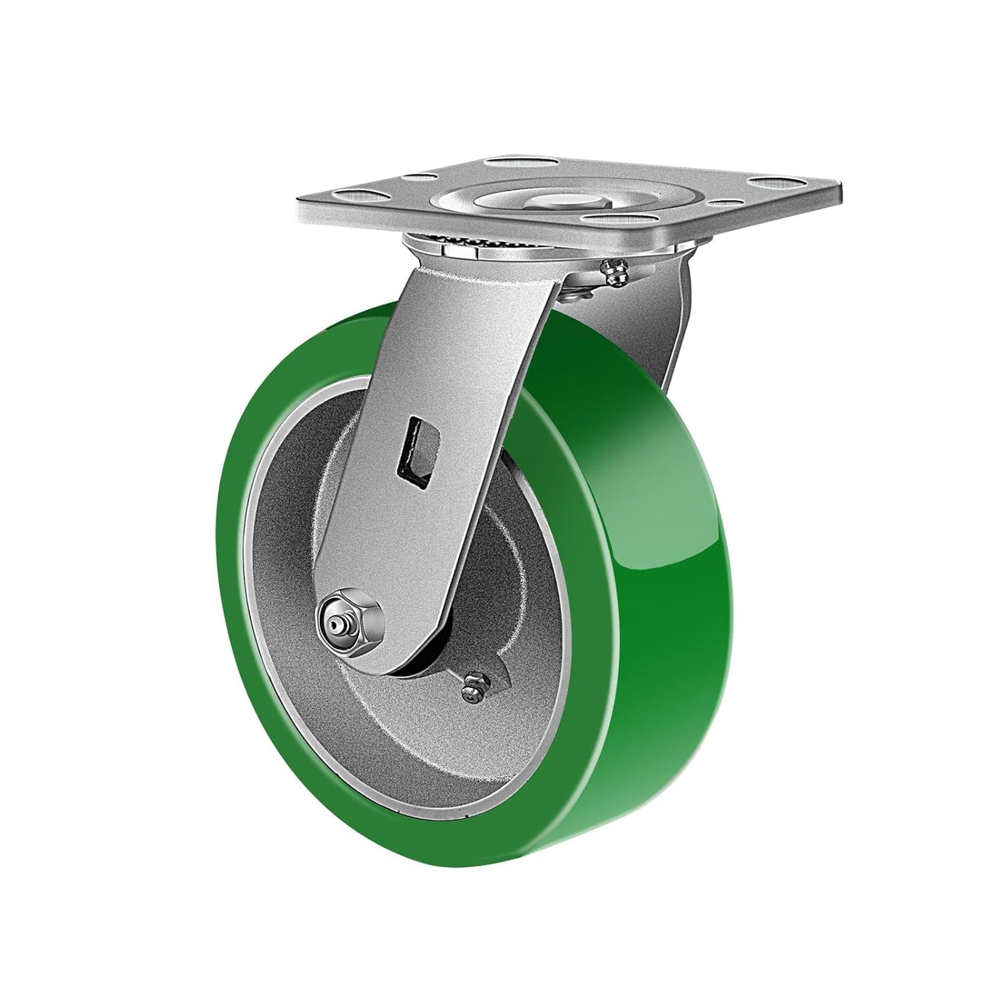 Industrial Casters- Heavy Duty Casters,Polyurethane on Aluminum Casters - Loading Capacity up to 1000LB.Use for Platform Truck,Workbench,Lift Tables