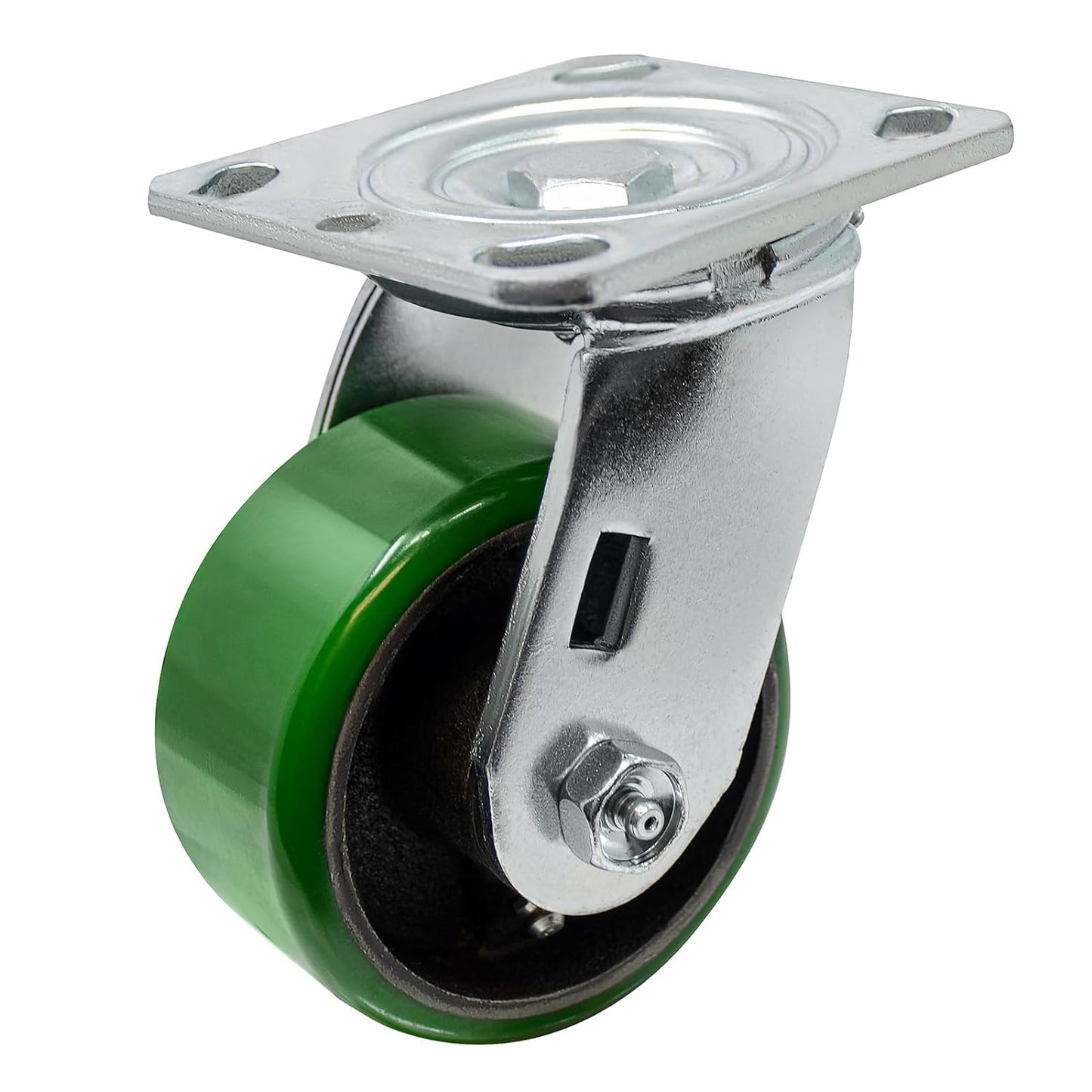 Polyurethane Wheel Swivel Casters,Rigid, Break, Industrial Load Capacity 4800lbs