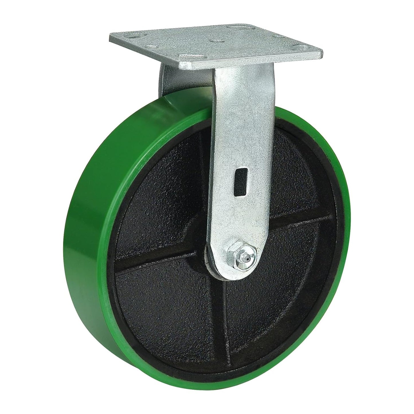 Polyurethane Wheel Swivel Casters,Rigid, Break, Industrial Load Capacity 4800lbs