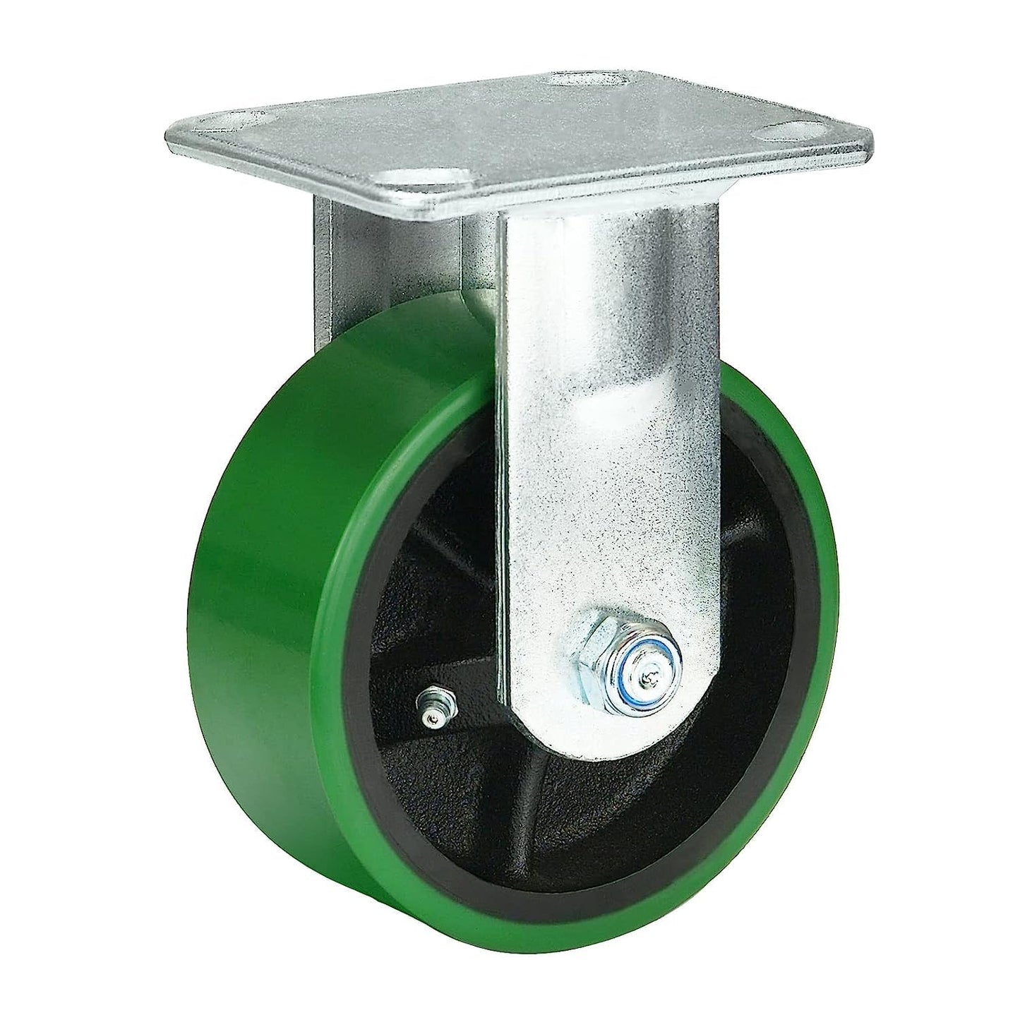 Polyurethane Wheel Swivel Casters,Rigid, Break, Industrial Load Capacity 4800lbs