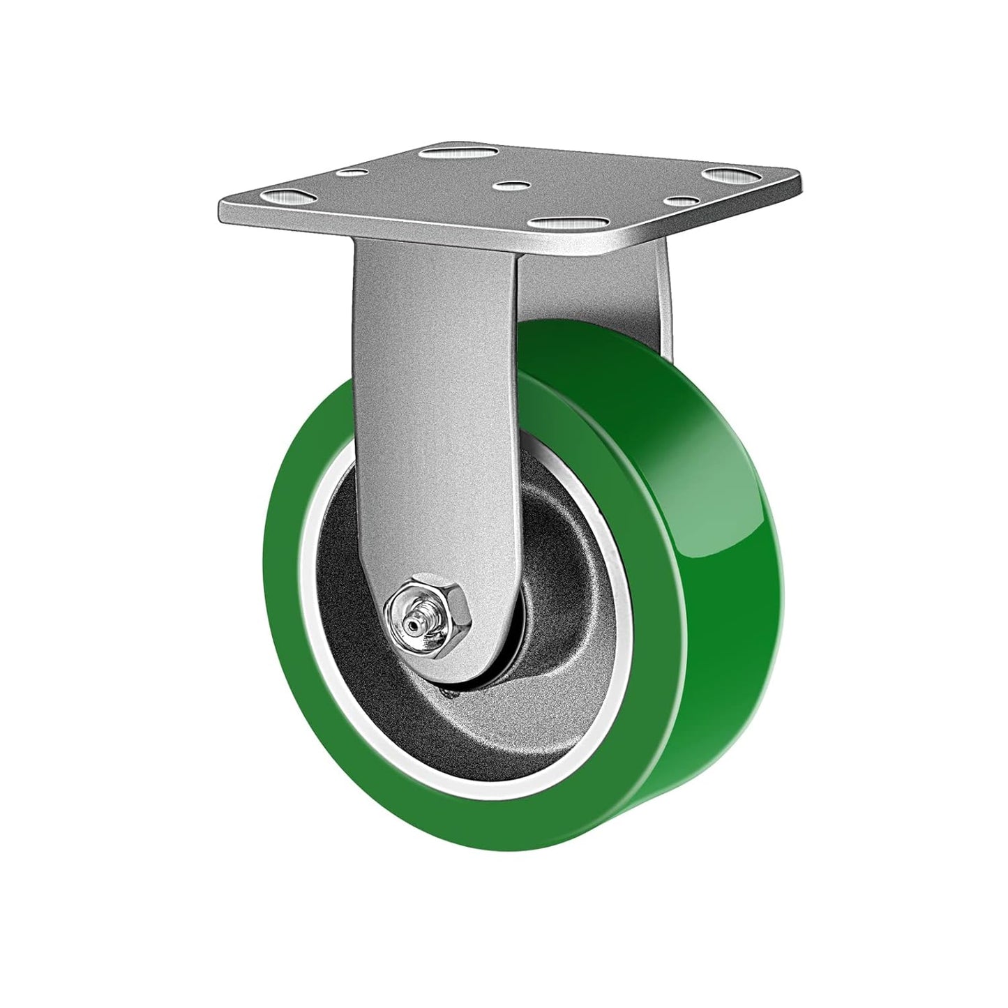 Industrial Casters- Heavy Duty Casters,Polyurethane on Aluminum Casters - Loading Capacity up to 1000LB.Use for Platform Truck,Workbench,Lift Tables