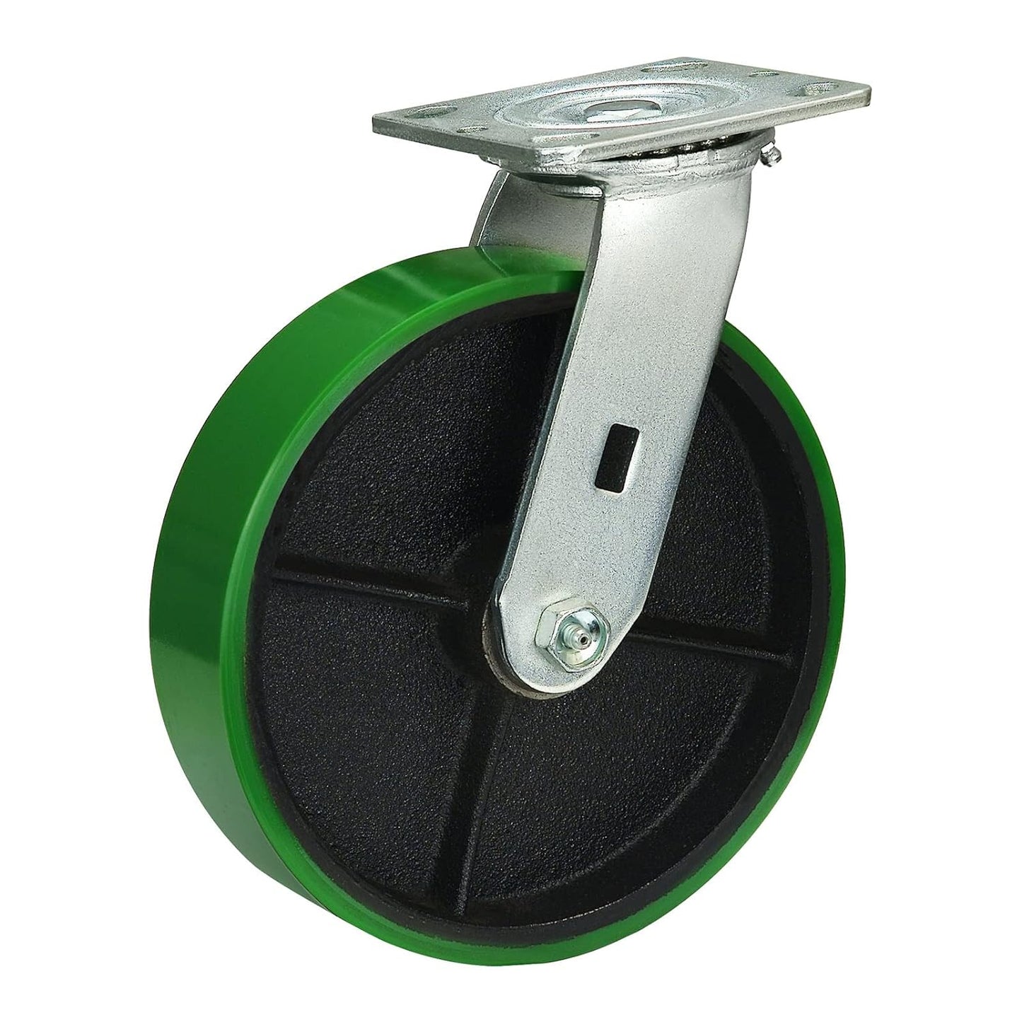 Polyurethane Wheel Swivel Casters,Rigid, Break, Industrial Load Capacity 4800lbs