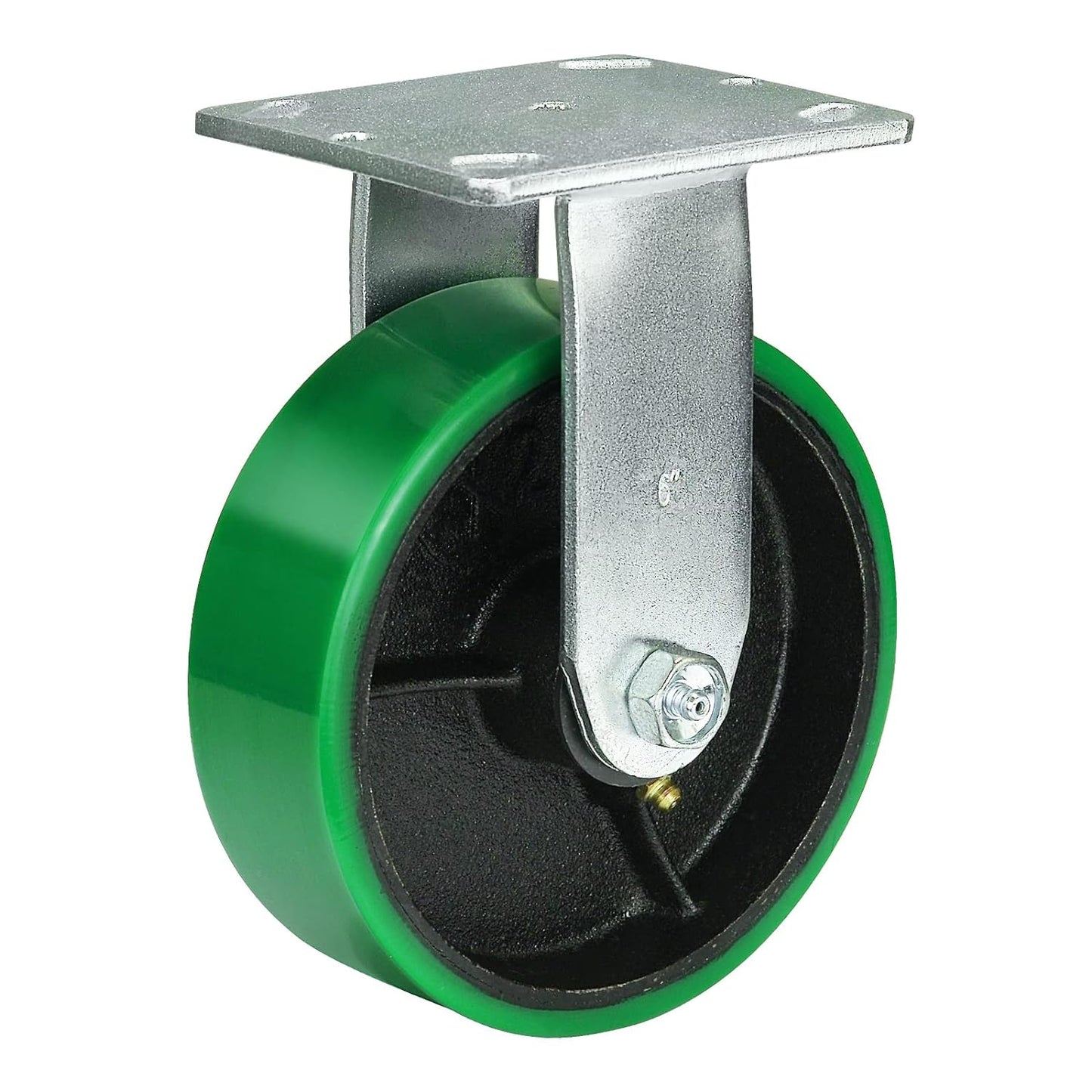 Polyurethane Wheel Swivel Casters,Rigid, Break, Industrial Load Capacity 4800lbs