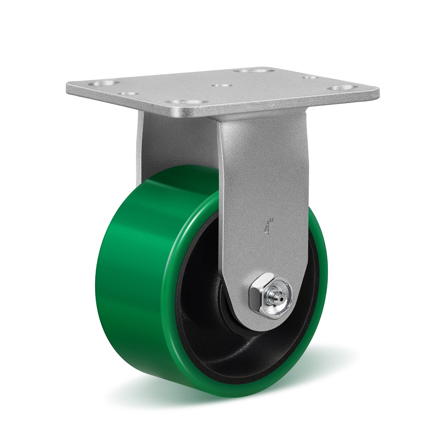 Polyurethane Wheel Swivel Casters,Rigid, Break, Industrial Load Capacity 4800lbs