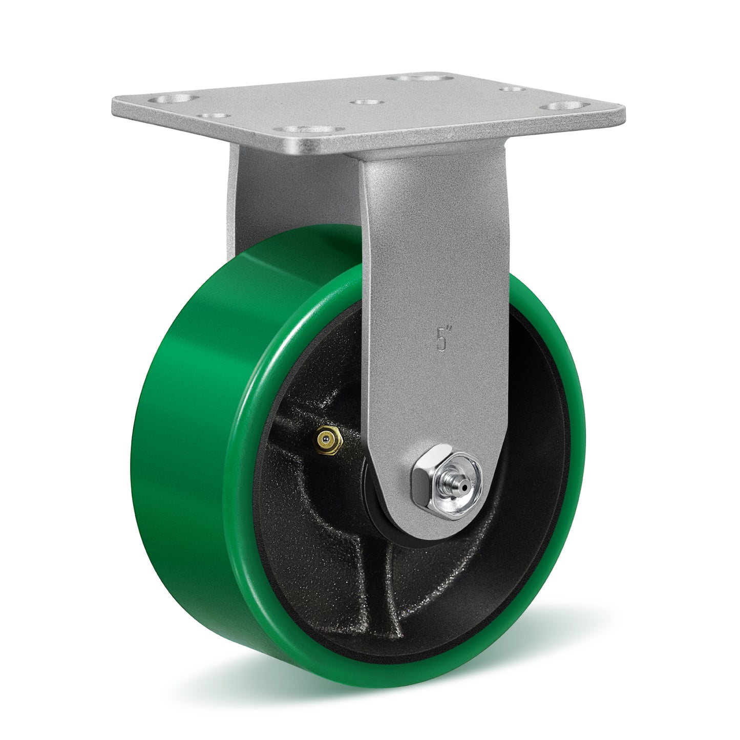 Polyurethane Wheel Swivel Casters,Rigid, Break, Industrial Load Capacity 4800lbs