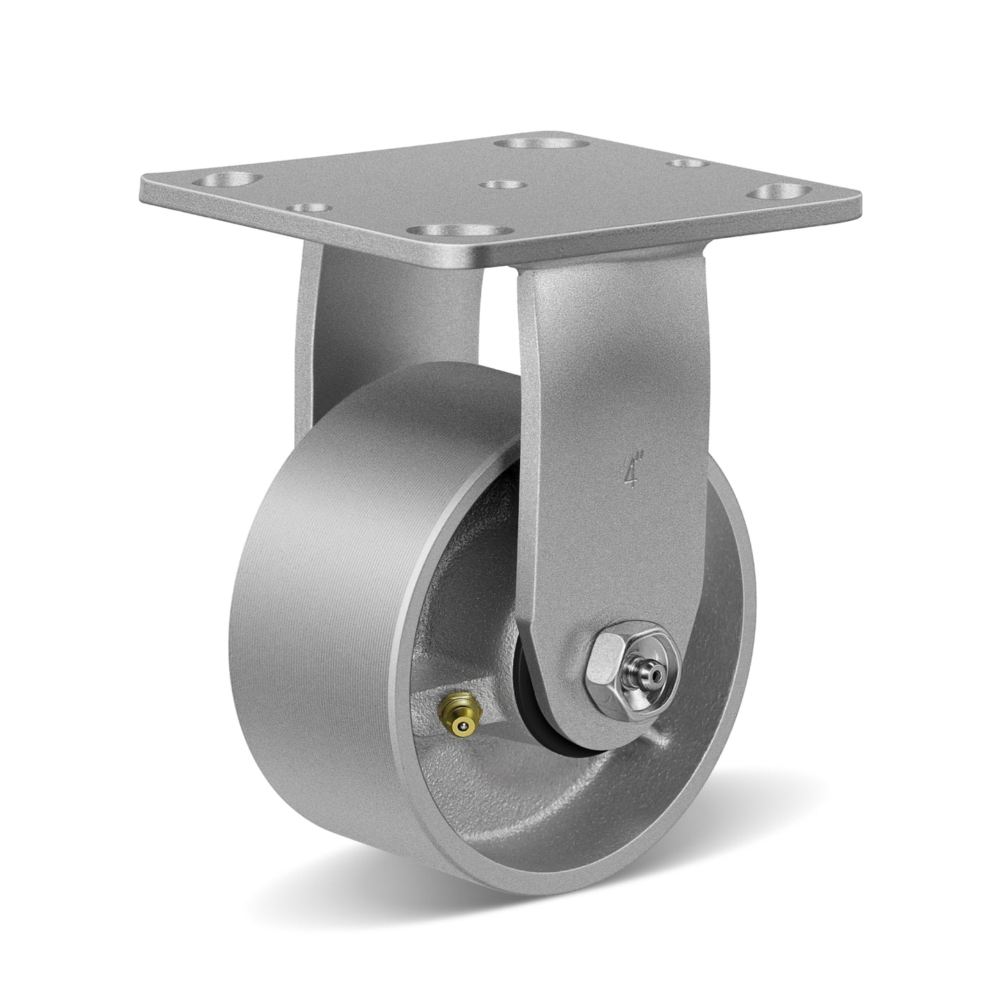 Heavy Duty,Cast Iron Wheel,Steel Casters Capacity up to 1000 Lb. Use for Platform Truck, U-Boat Cart,Workbenches