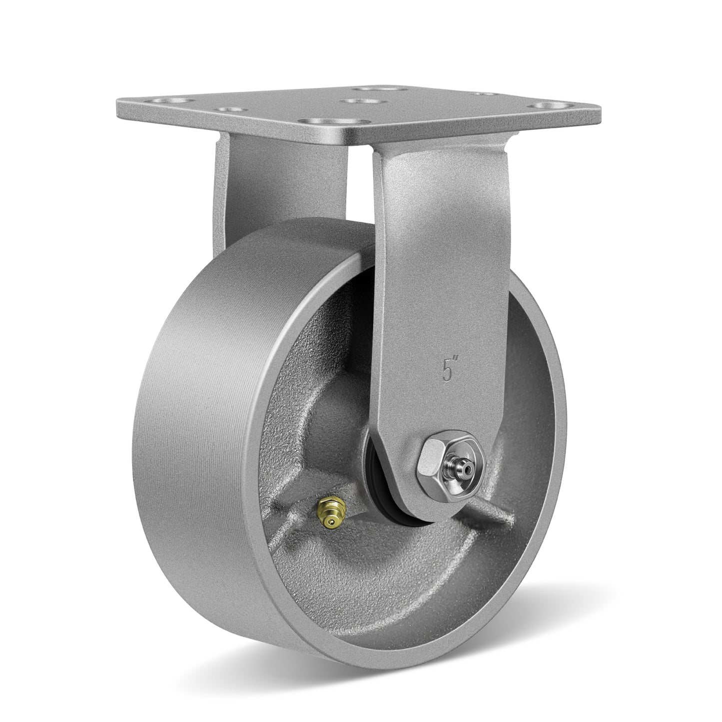 Heavy Duty,Cast Iron Wheel,Steel Casters Capacity up to 1000 Lb. Use for Platform Truck, U-Boat Cart,Workbenches