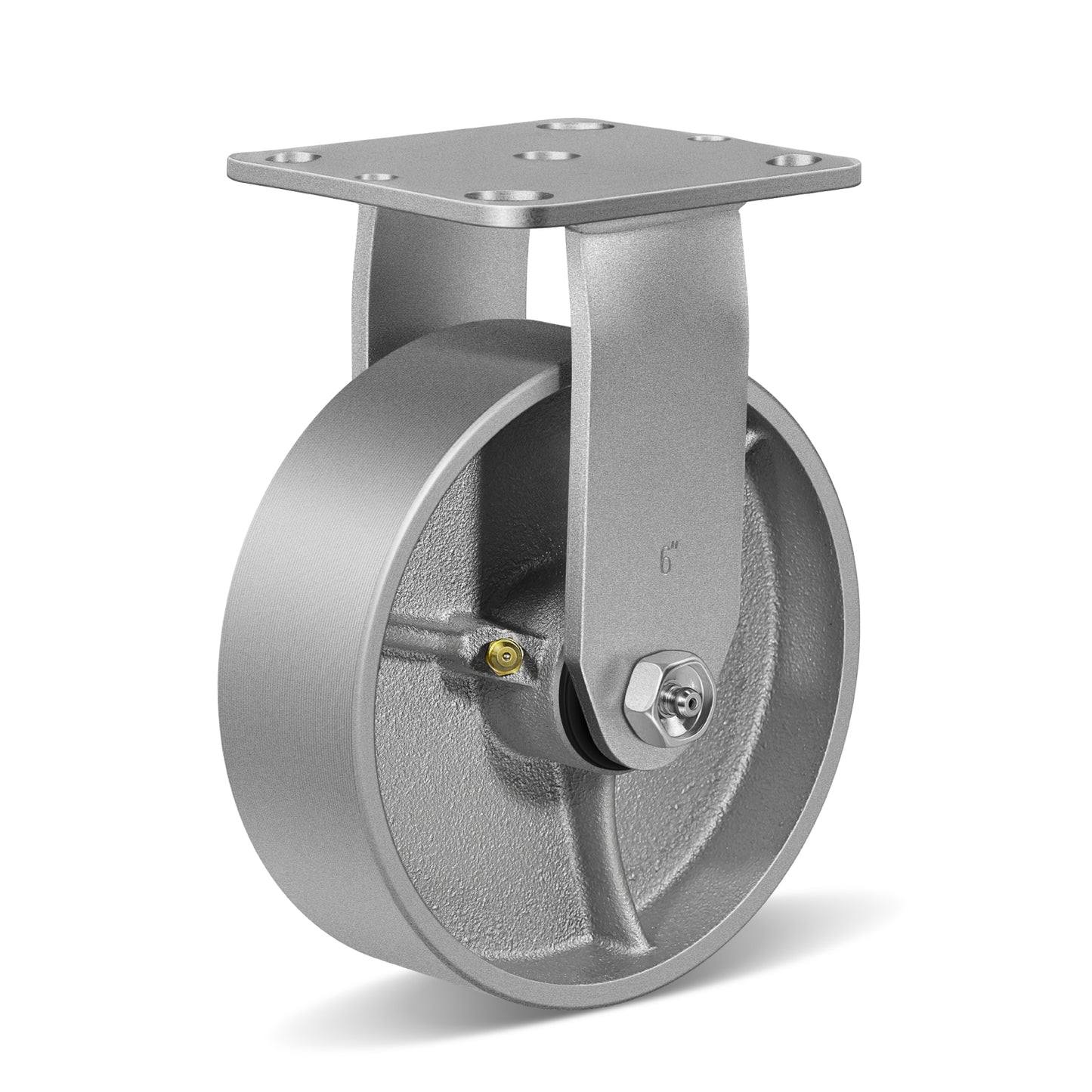 Heavy Duty,Cast Iron Wheel,Steel Casters Capacity up to 1000 Lb. Use for Platform Truck, U-Boat Cart,Workbenches